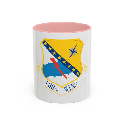 168th Wing emblem (U.S. Air Force) Accent Coffee Mug