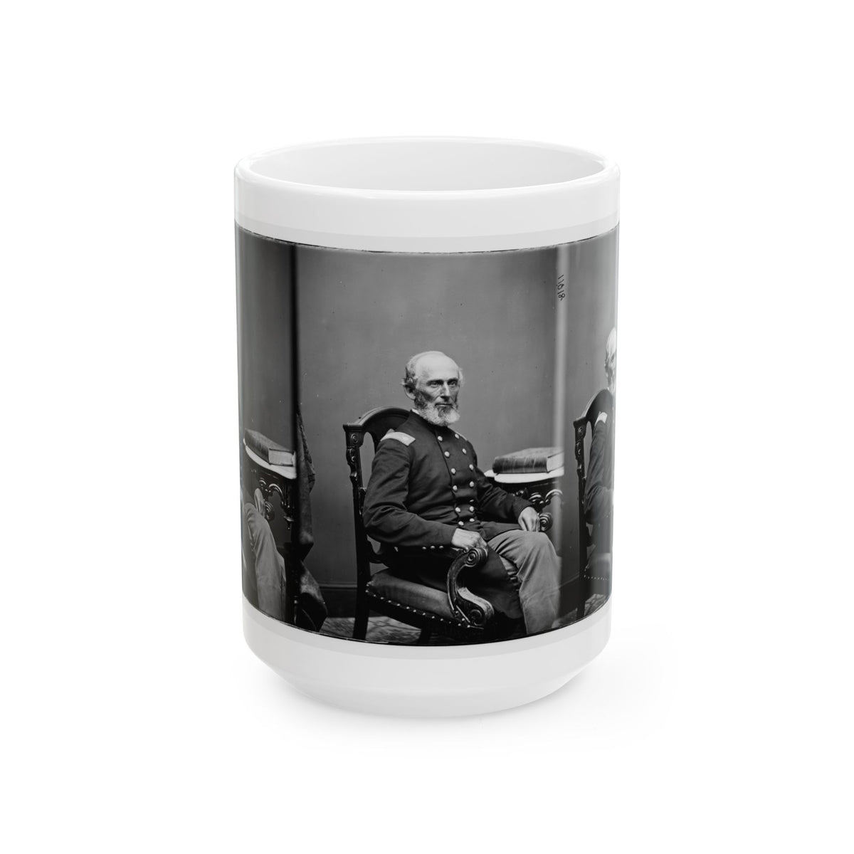 A.H. White (U.S. Civil War) White Coffee Mug
