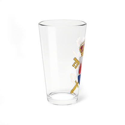 Länsrätten i Västmanlands län vapen (Sweden) (Coat of Arms) Pint Glass 16oz