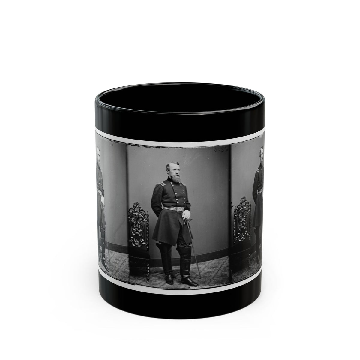 Brig. Gen. David B. Birney (U.S. Civil War) Black Coffee Mug