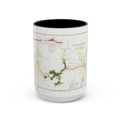 Central America - Panama Canal (1905) (Map) Accent Coffee Mug
