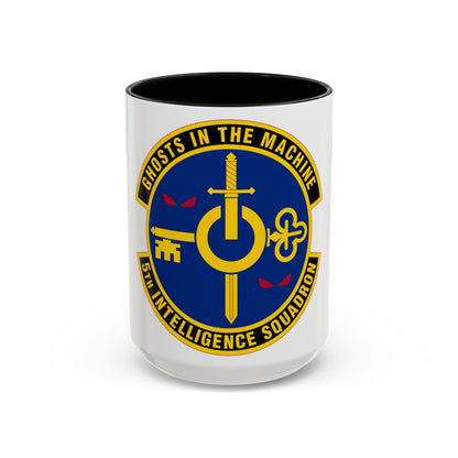 5 Intelligence Squadron ACC (U.S. Air Force) Accent Coffee Mug
