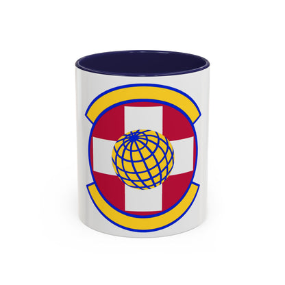 49 Healthcare Operations Squadron AETC (U.S. Air Force) Accent Coffee Mug