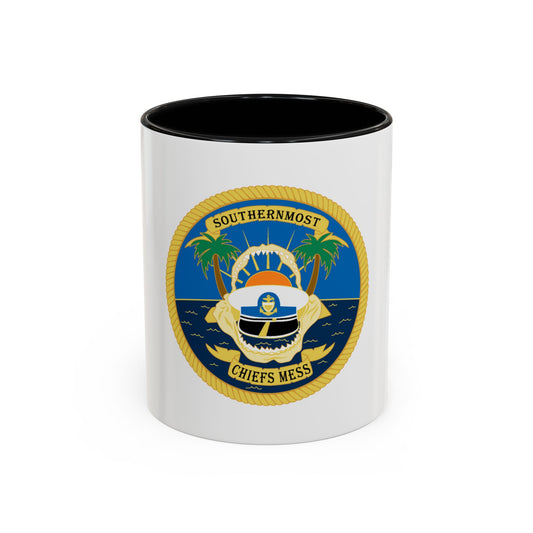 SOUTHERNMOST Chiefs Mess (U.S. Coast Guard) Accent Coffee Mug