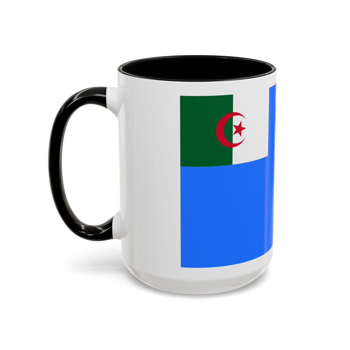 Naval Jack of Algeria - Accent Coffee Mug