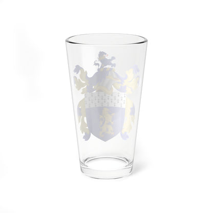 Coat of Arms of William Eager (United States) (Coat of Arms) Pint Glass 16oz