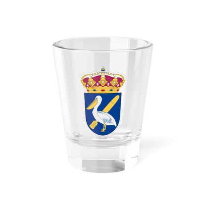 HMS Pelikanen vapen (Sweden) (Coat of Arms) Shot Glass 1.5oz