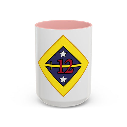 12th US division Insignia (U.S. Army) Accent Coffee Mug