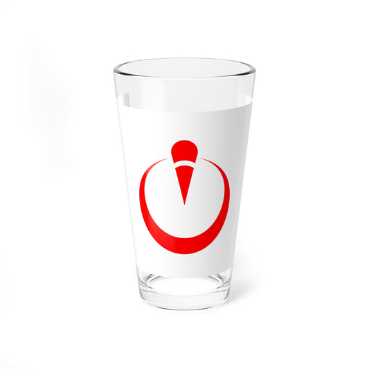 Flag of Manazuru Kanagawa (Japan) Pint Glass 16oz