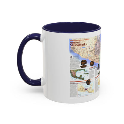 North America - Ancient Mesoamerica (1997) (Map) Accent Coffee Mug