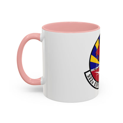 532d Expeditionary Security Forces Squadron (U.S. Air Force) Accent Coffee Mug