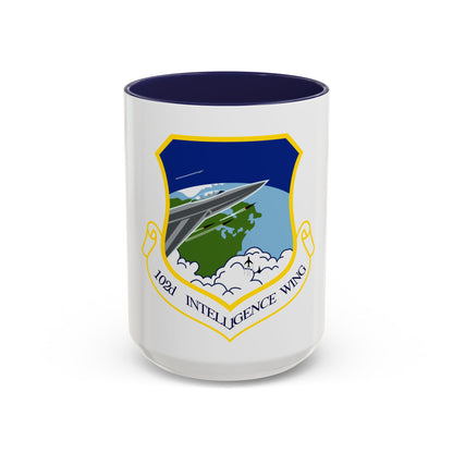 1014px 102nd Intelligence Wing emblem (U.S. Air Force) Accent Coffee Mug