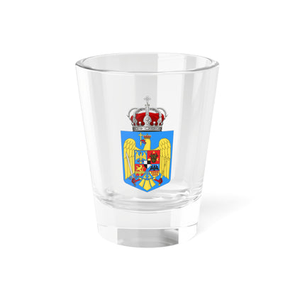 Kingdom of Romania - Small CoA (Oman) (Coat of Arms) Shot Glass 1.5oz