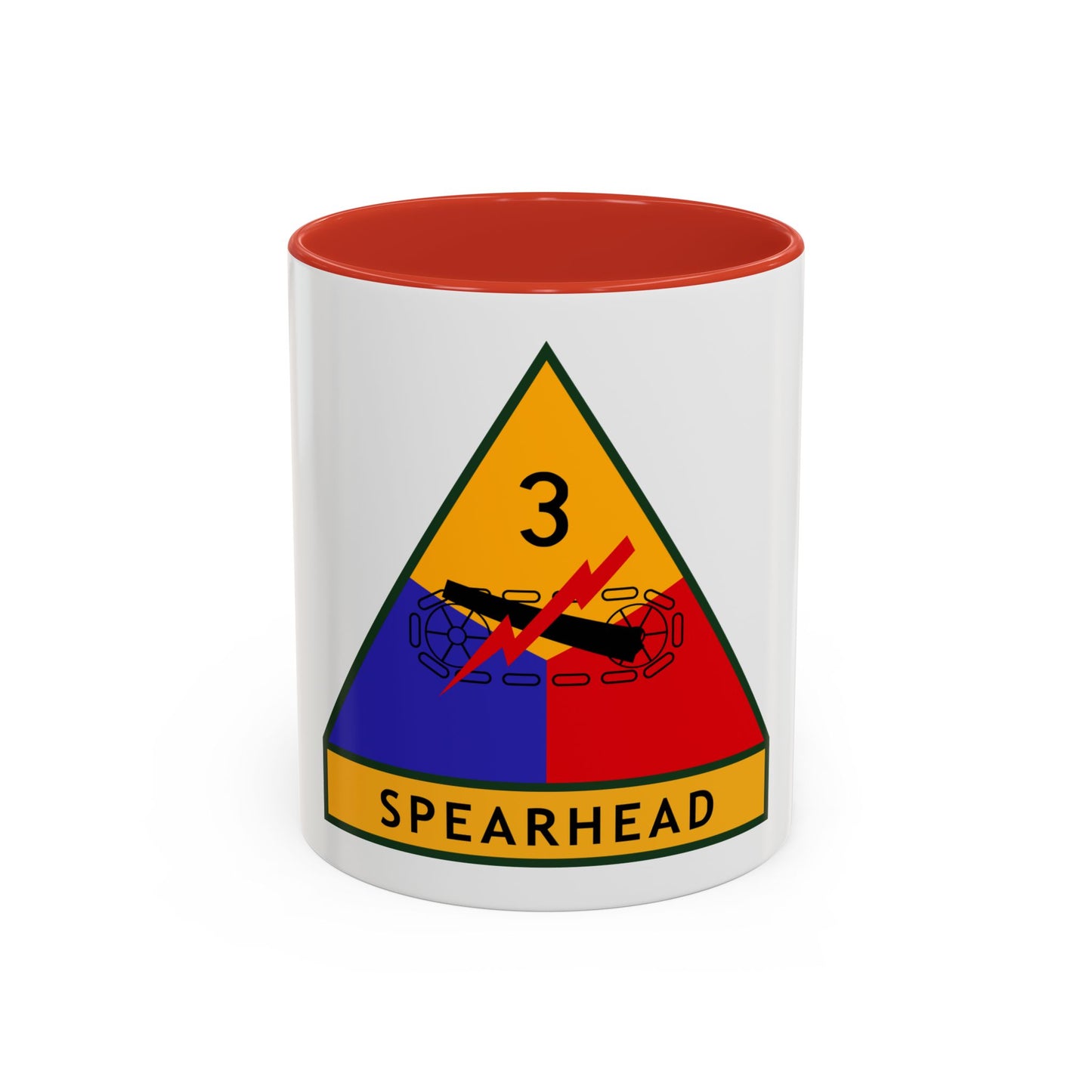 3rd Armored Division (U.S. Army) Accent Coffee Mug