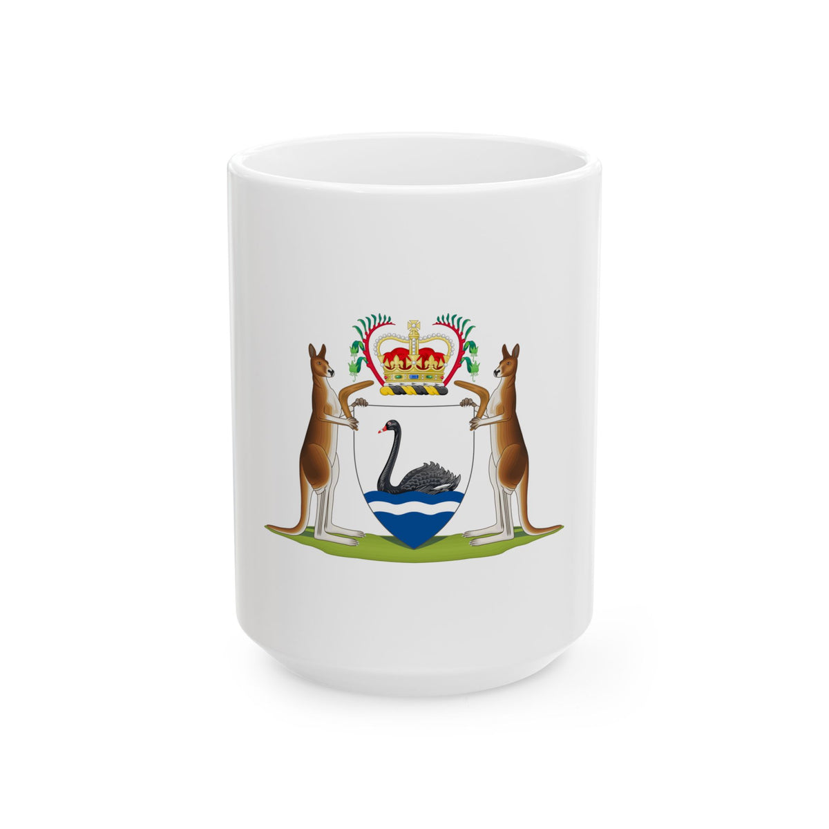 Coat of arms of Western Australia - White Coffee Mug