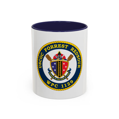 USCGC Forrest Rednour WPC 1129 (U.S. Coast Guard) Accent Coffee Mug