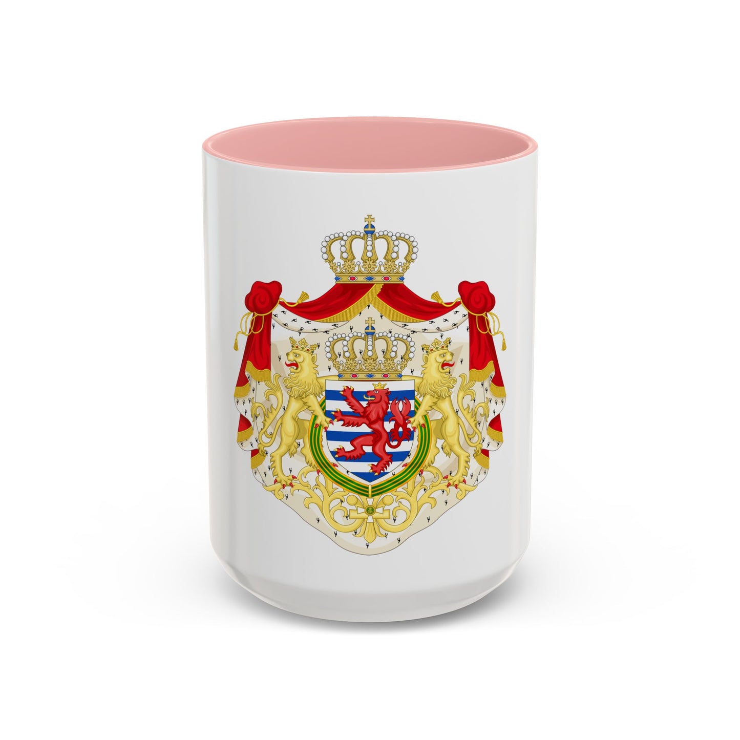 Greater coat of arms of the grand-duchy of Luxembourg 2 - Accent Coffee Mug