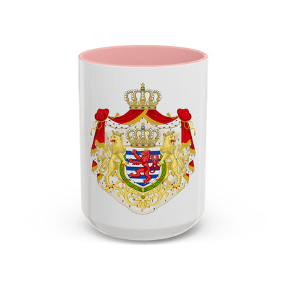 Greater coat of arms of the grand-duchy of Luxembourg 2 - Accent Coffee Mug