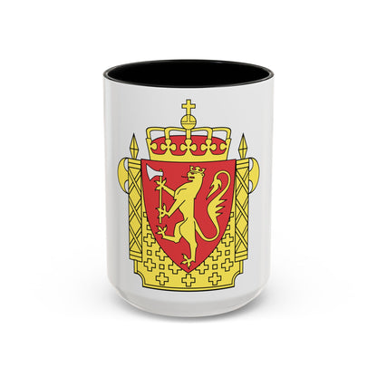Coat of arms of the Norwegian Police Service - Accent Coffee Mug