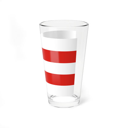 Flag of Nagyszalonta 1941 (Hungary) Pint Glass 16oz