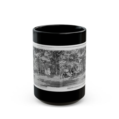 Bealeton, Virginia. Camp Of Company B, 93d New York Volunteers (U.S. Civil War) Black Coffee Mug