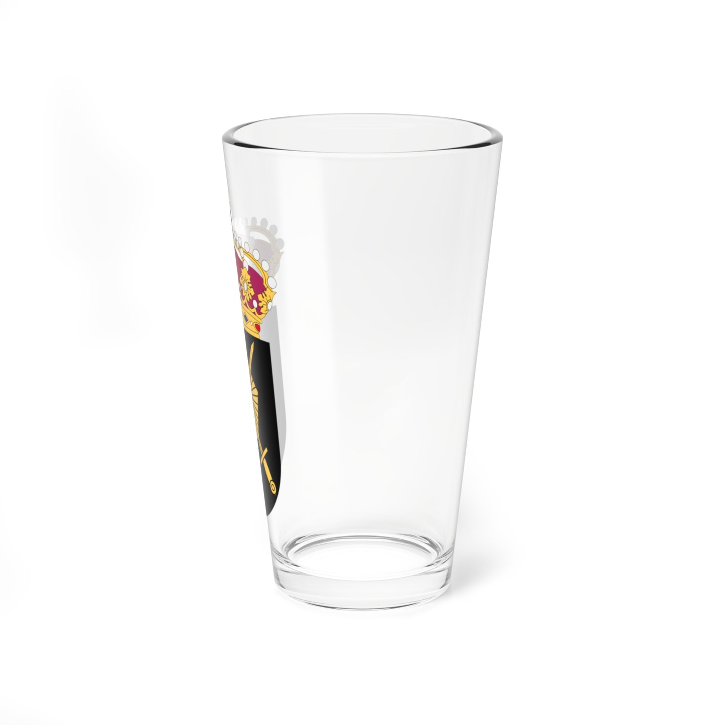 Väg- och vattenbyggnadskåren vapen (Sweden) (Coat of Arms) Pint Glass 16oz