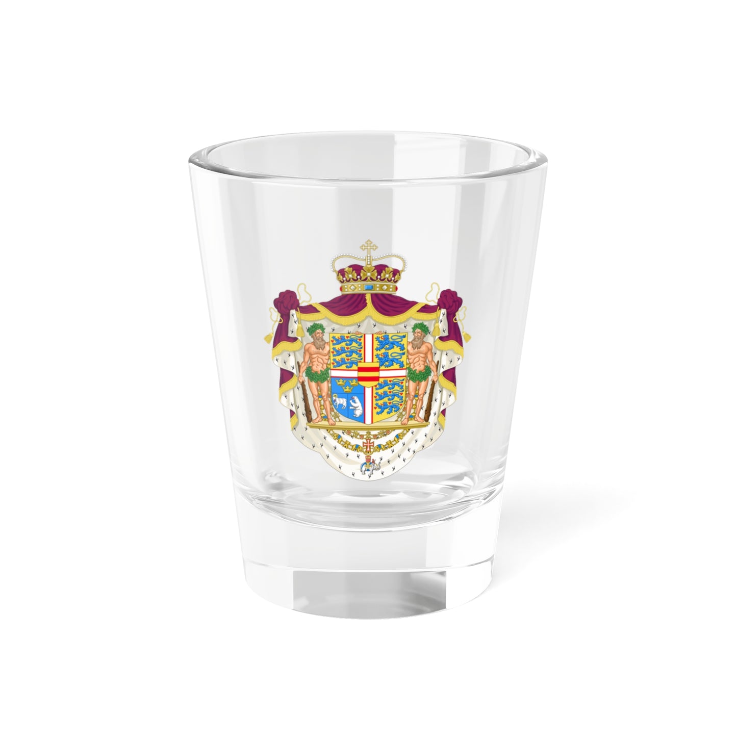 Coat of arms of the Crown Prince of Denmark - Shot Glass 1.5oz