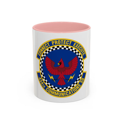 434 Communications Squadron AFRC (U.S. Air Force) Accent Coffee Mug