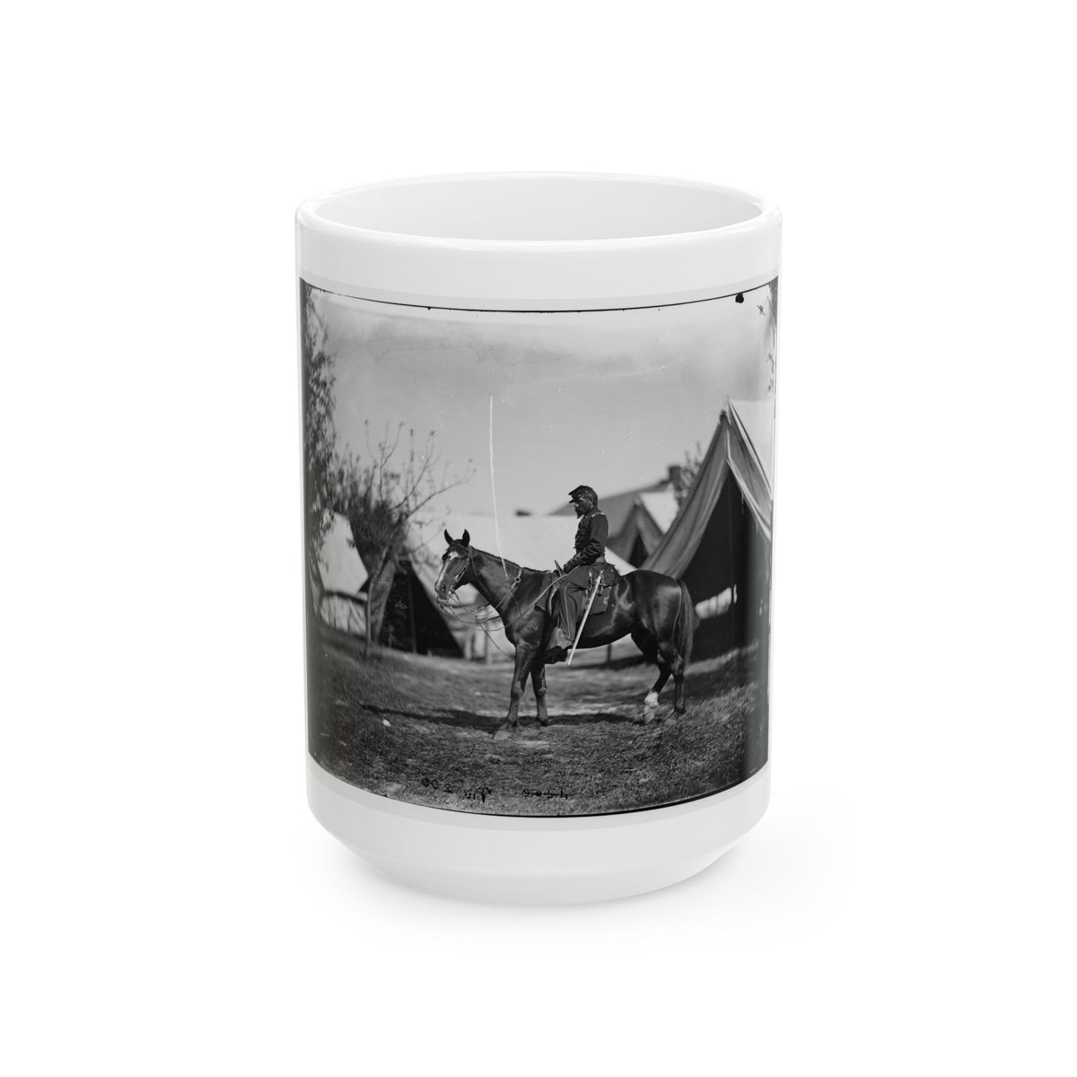 Antietam, Maryland. Lt. Col. Charles B. Norton At Headquarters Of Gen. Fitz-John Porter (U.S. Civil War) White Coffee Mug
