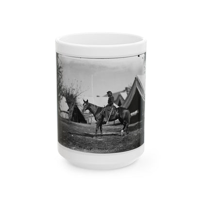 Antietam, Maryland. Lt. Col. Charles B. Norton At Headquarters Of Gen. Fitz-John Porter (U.S. Civil War) White Coffee Mug