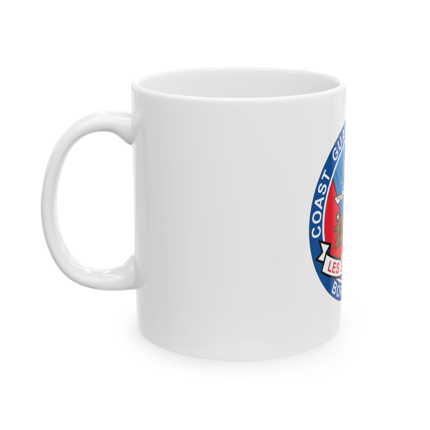 USCG Air Station Borinquen   Les SAR Frog (U.S. Coast Guard) White Coffee Mug