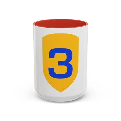 US 3rd Cavalry Division (U.S. Army) Accent Coffee Mug