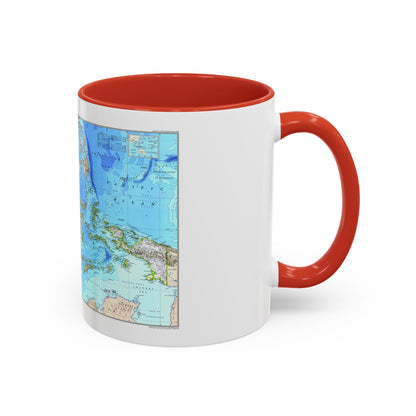 Indonesia 1 (1996) (Map) Accent Coffee Mug