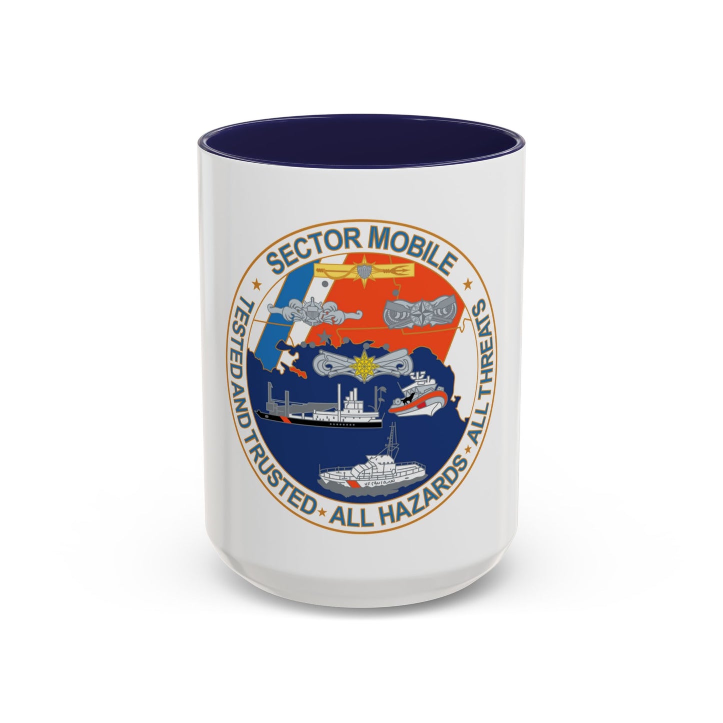 USCG Sector Mobile (U.S. Coast Guard) Accent Coffee Mug