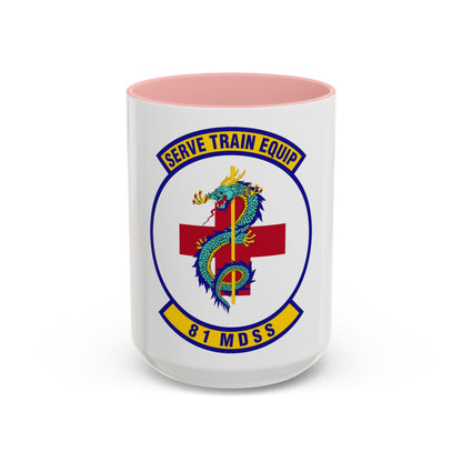81st Medical Support Squadron (U.S. Air Force) Accent Coffee Mug