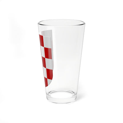 Zwartsluis wapen (Netherlands) (Coat of Arms) Pint Glass 16oz