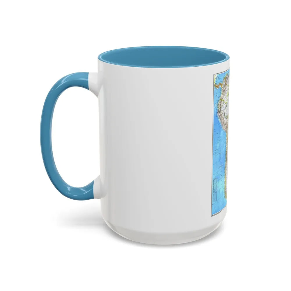 South America (1992) (Map) Accent Coffee Mug-Go Mug Yourself