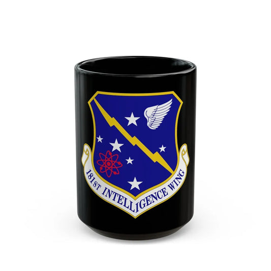 181st Intelligence Wing (U.S. Air Force) Black Coffee Mug-15oz-Go Mug Yourself