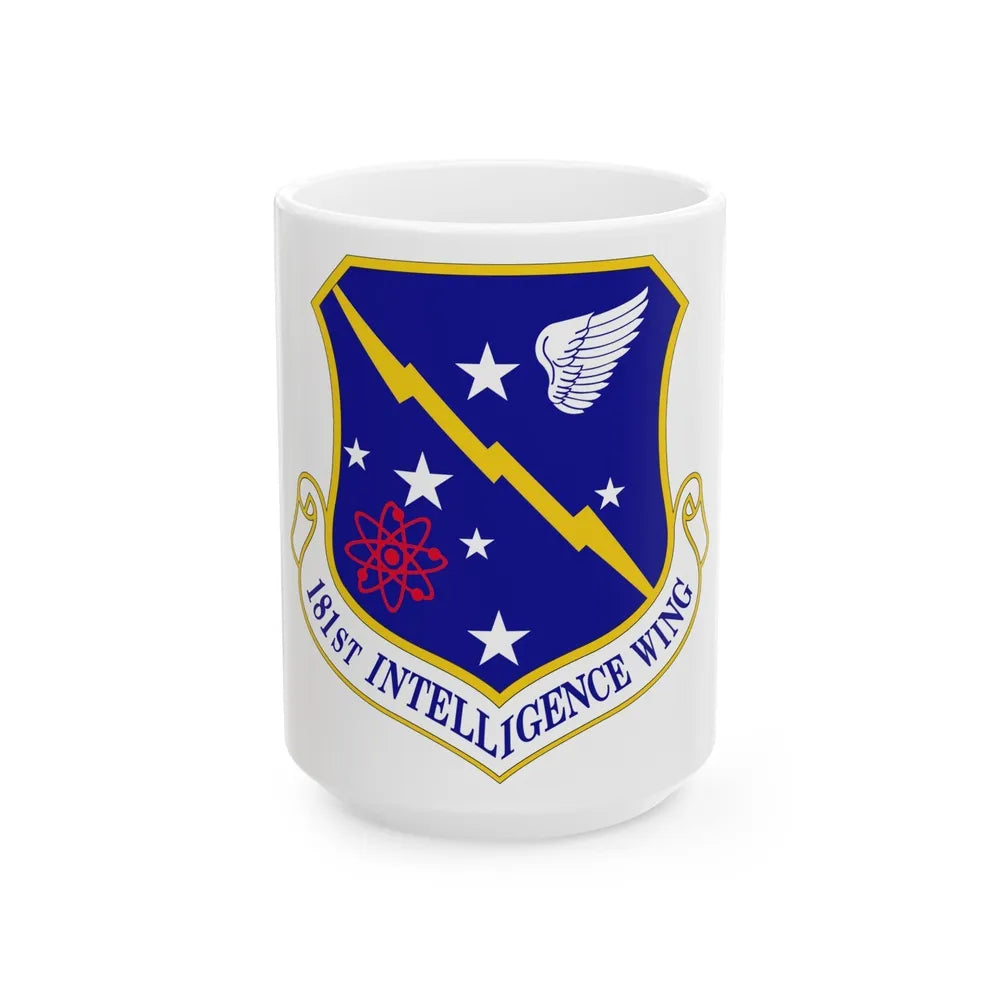 181st Intelligence Wing (U.S. Air Force) White Coffee Mug-15oz-Go Mug Yourself