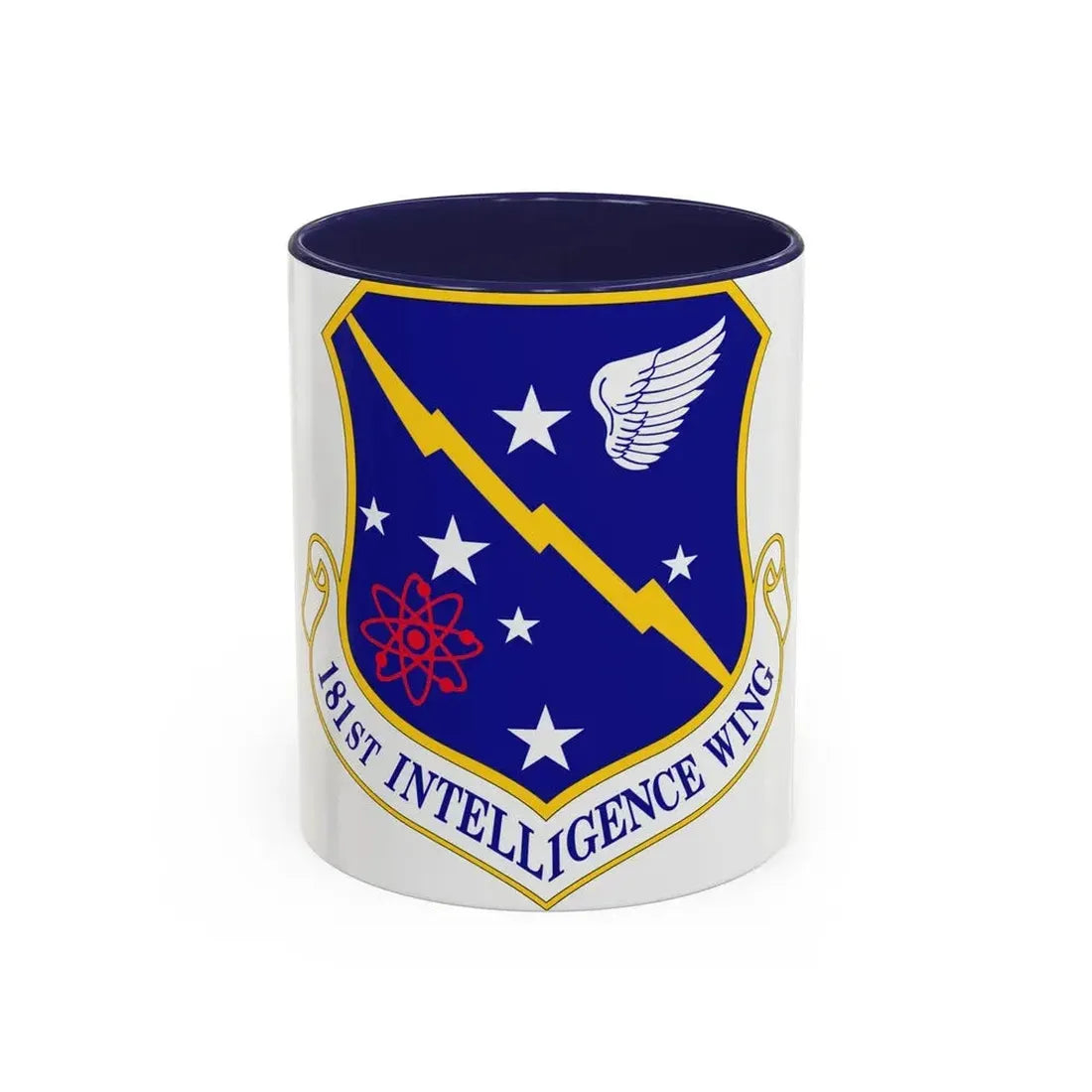 181st Intelligence Wing (U.S. Air Force) Accent Coffee Mug 11oz Navy - Go Mug Yourself
