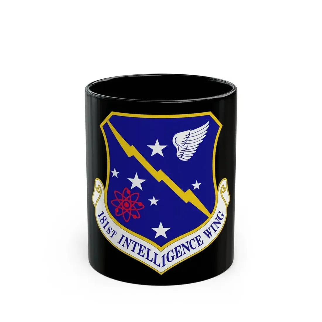 181st Intelligence Wing (U.S. Air Force) Black Coffee Mug 11oz - Go Mug Yourself
