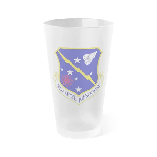 181st Intelligence Wing (U.S. Air Force) Frosted Pint Glass 16oz 16oz Frosted - Go Mug Yourself