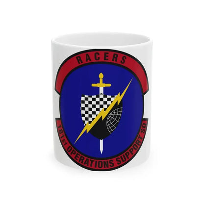 181st Operations Support Squadron (U.S. Air Force) White Coffee Mug 11oz - Go Mug Yourself