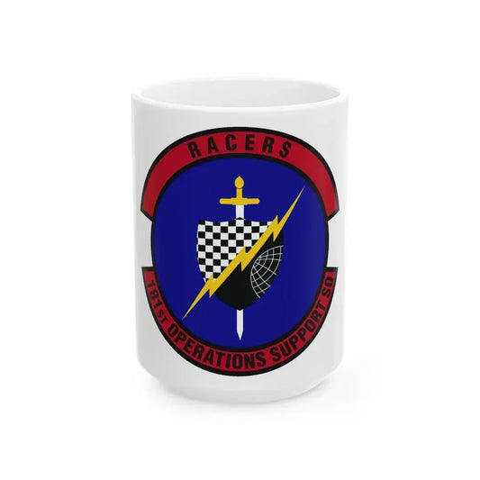 181st Operations Support Squadron (U.S. Air Force) White Coffee Mug 15oz - Go Mug Yourself