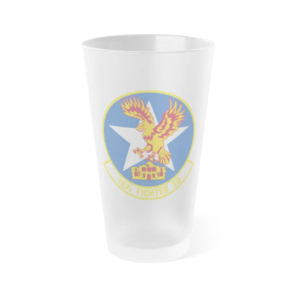 182 Fighter Squadron (U.S. Air Force) Frosted Pint Glass 16oz-16oz-Frosted-Go Mug Yourself