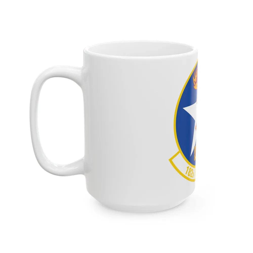 182 Fighter Squadron (U.S. Air Force) White Coffee Mug-Go Mug Yourself