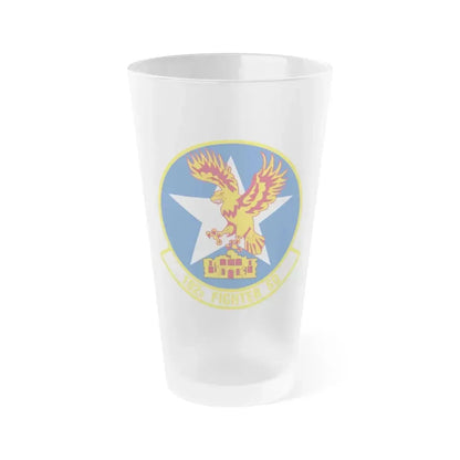 182 Fighter Squadron (U.S. Air Force) Frosted Pint Glass 16oz 16oz Frosted - Go Mug Yourself