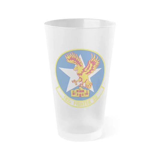 182 Fighter Squadron (U.S. Air Force) Frosted Pint Glass 16oz 16oz Frosted - Go Mug Yourself