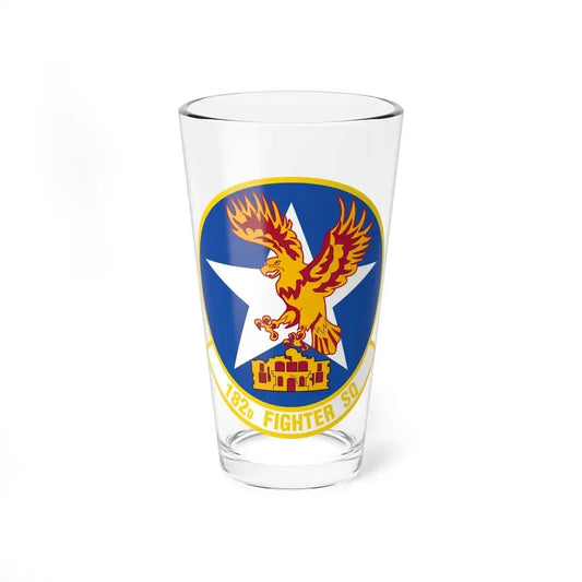 182 Fighter Squadron (U.S. Air Force) Pint Glass 16oz 16oz - Go Mug Yourself