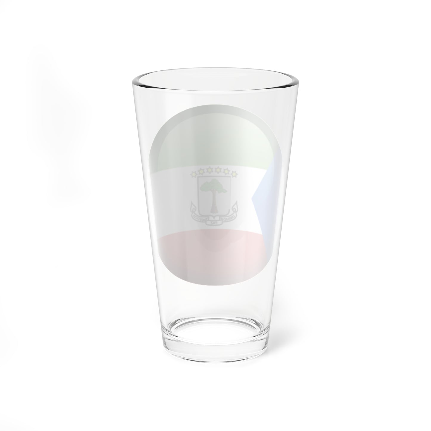 Flag orb Equatorial Guinea (Equatorial Guinea) Pint Glass 16oz